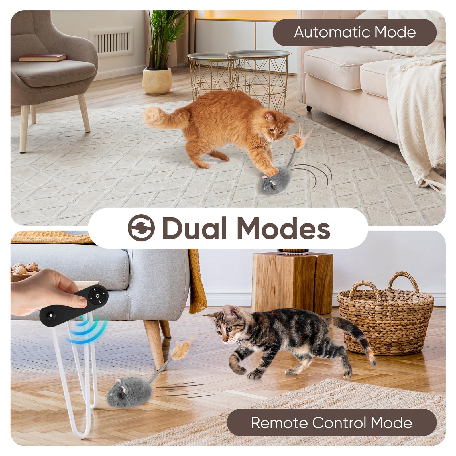 Pawingcat four-direction movement showcases 360° roaming for realistic games