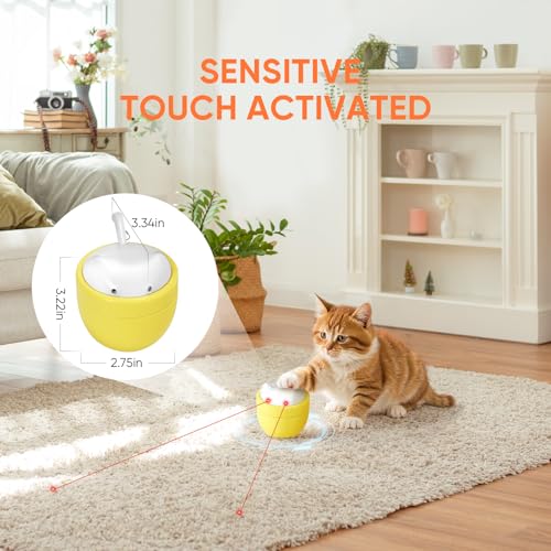 Pawingcat tumbler-base design supports wobbling fun and continuous chasing