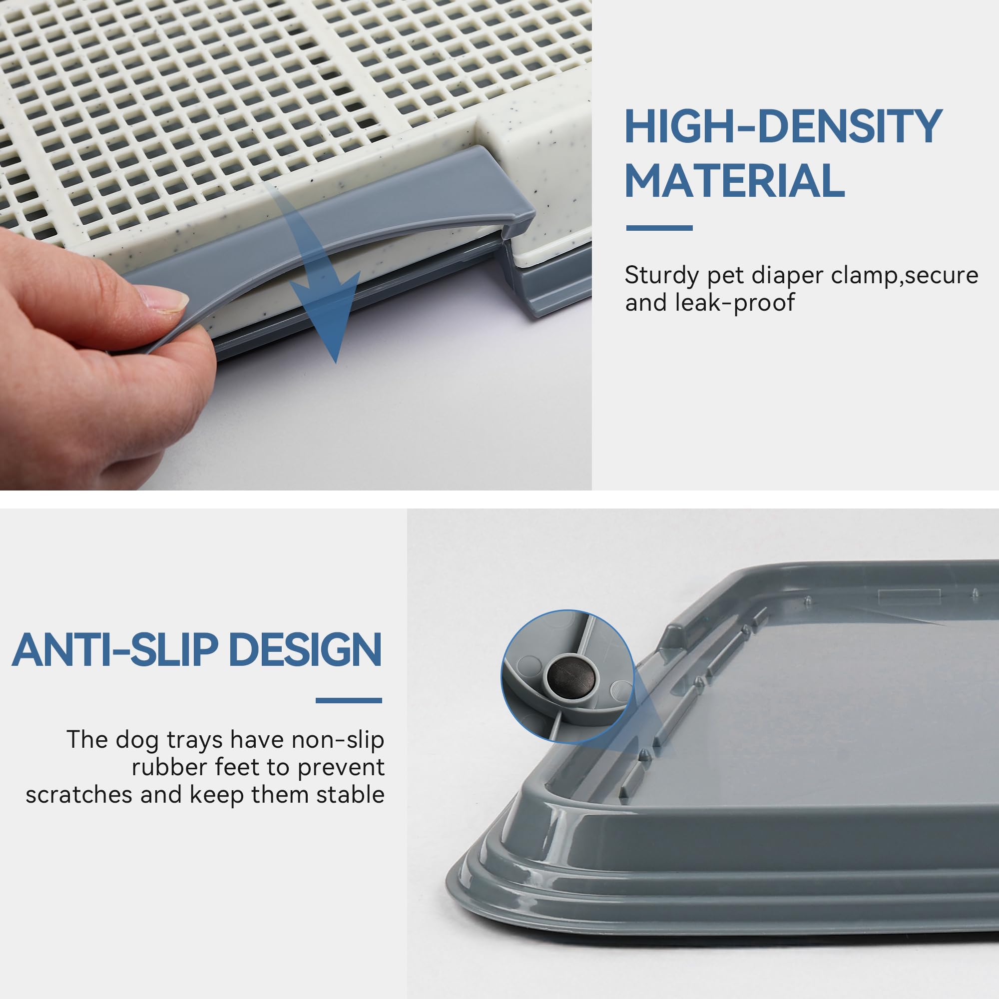 PAWISE four-pack pee pads included for quick setup