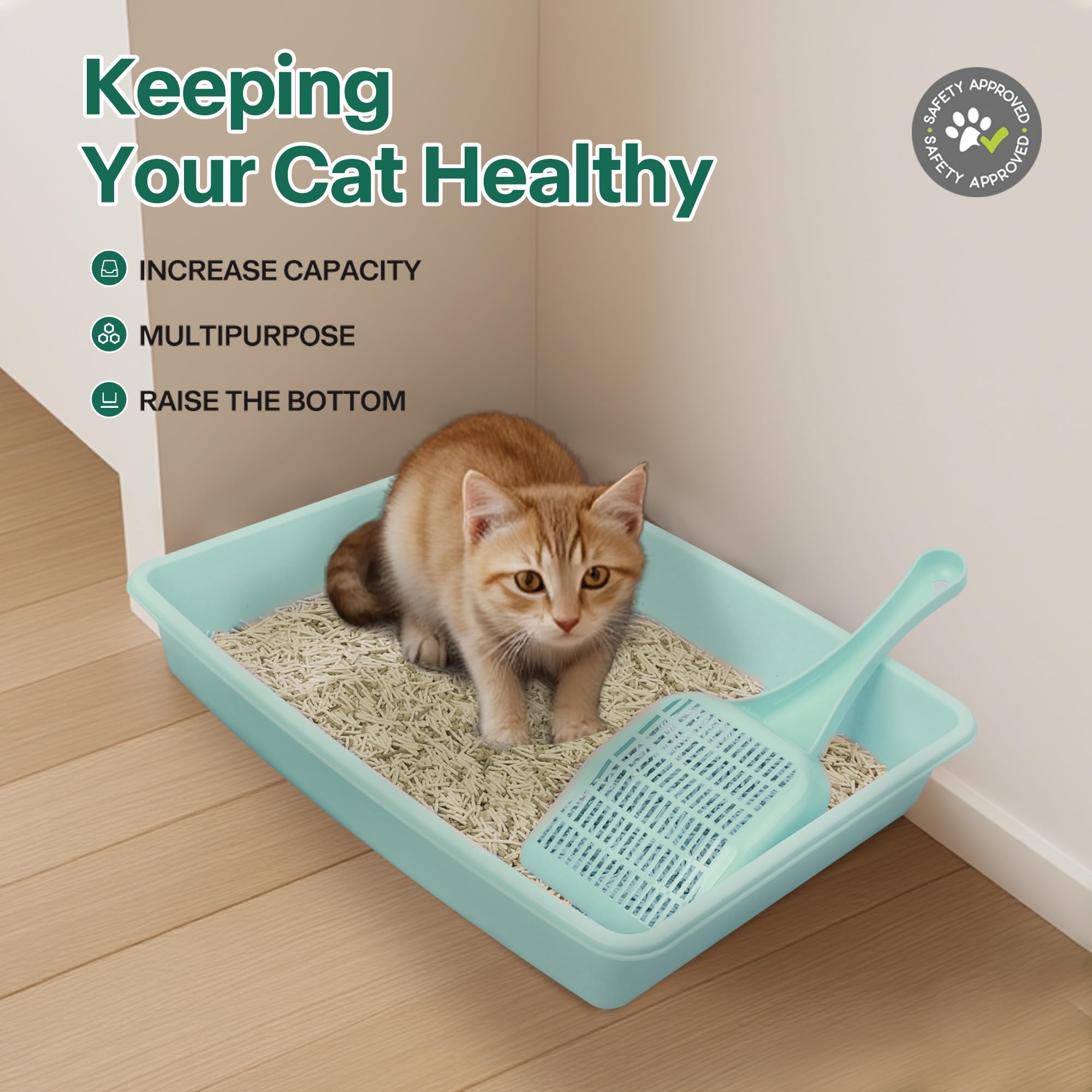 PAWISE litter scoop for quick, hygienic cleanup.