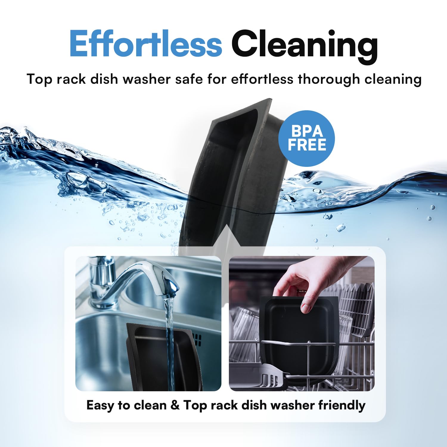 PAWISE dishwasher safe tray for easy cleaning after meals
