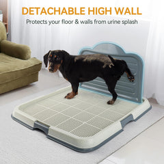 PAWISE elevated mesh grid design channels urine to the lower tray.