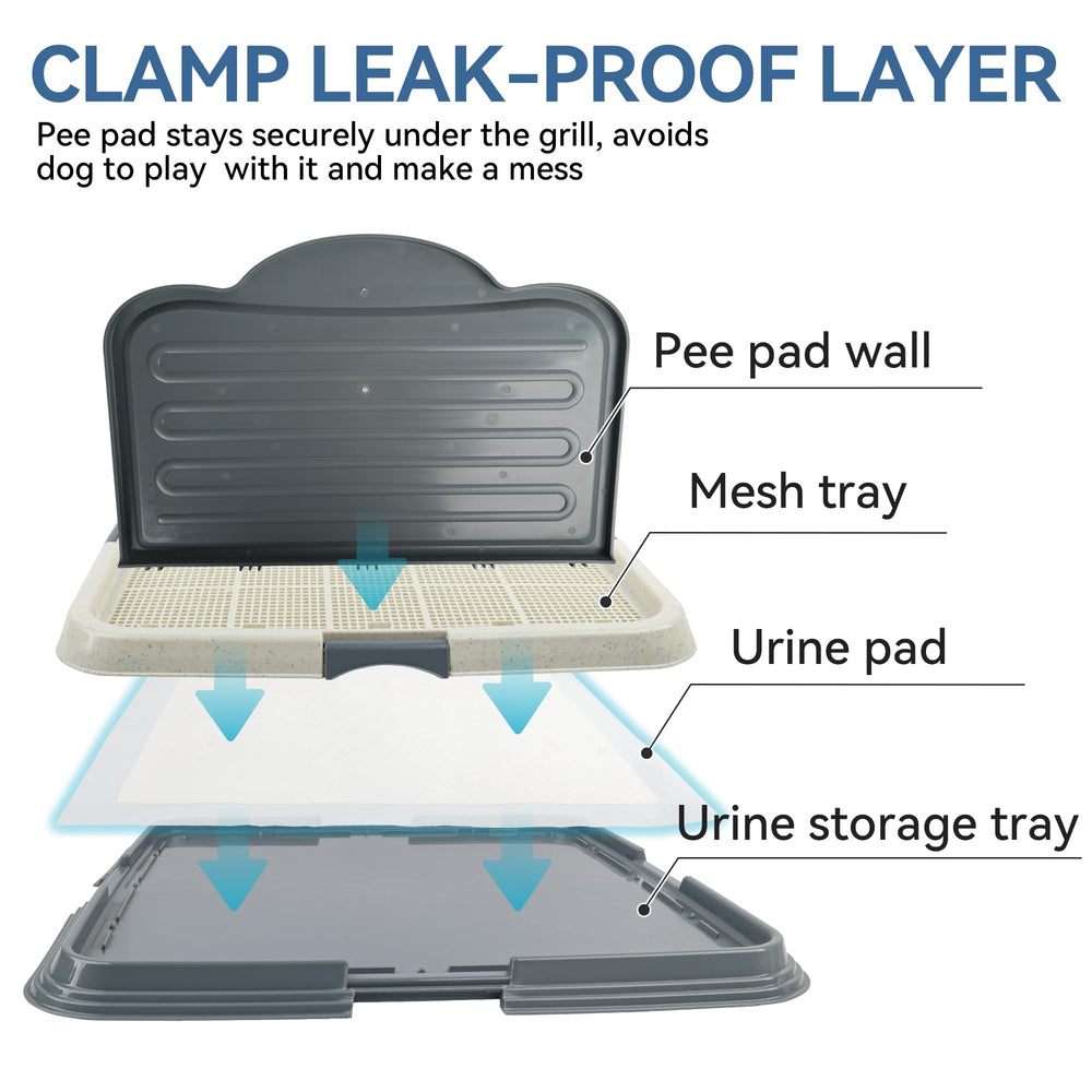 PAWISE secure mesh pee pad holder keeps pads in place for mess-free sessions
