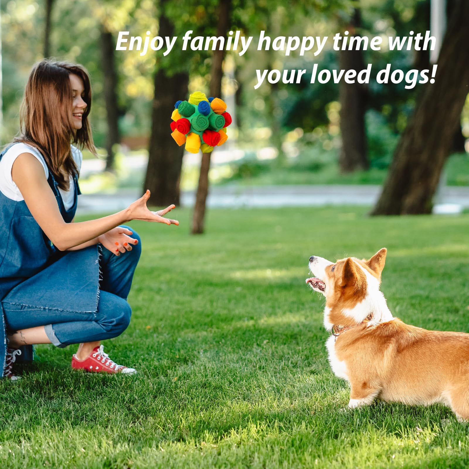 PAWISE Snuffle Ball indoor enrichment supports boredom relief during indoor sessions
