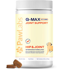Pawlabs G-Max duck chews close-up showing tasty flavor for easy dosing