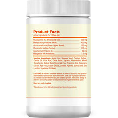 Pawlabs G-Max glucosamine-chondroitin-msm ingredients highlight joint health