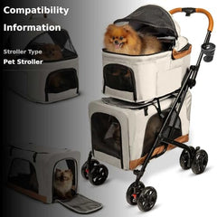 PAWLALA interior view shows cozy compartments with mesh windows for clear visibility.