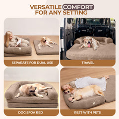 PAWLALA orthopedic-foam-support provides durable comfort during long rests.