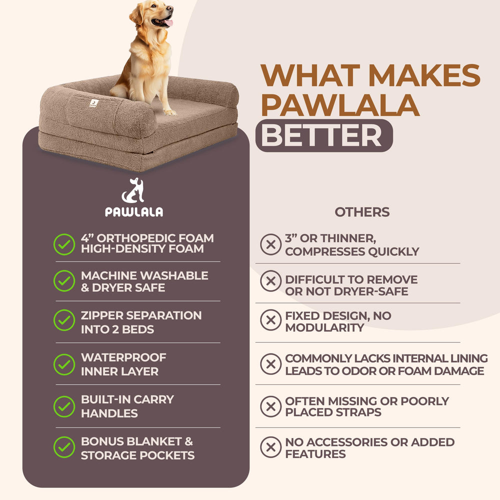 PAWLALA spacious-72x44x11 layout offers ample room for people and dogs together.