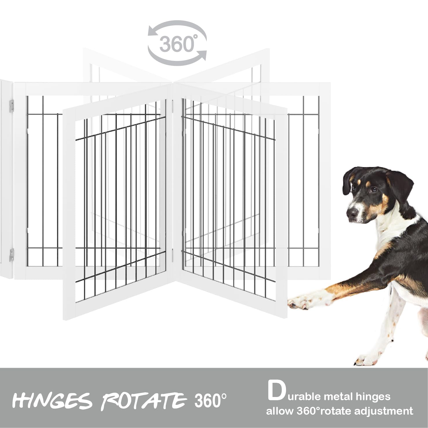 PAWLAND FSC-certified wood frame blends durability with eco-friendly design.