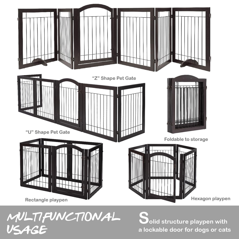 PAWLAND gate-support-feet-included emphasizes stability on various floors