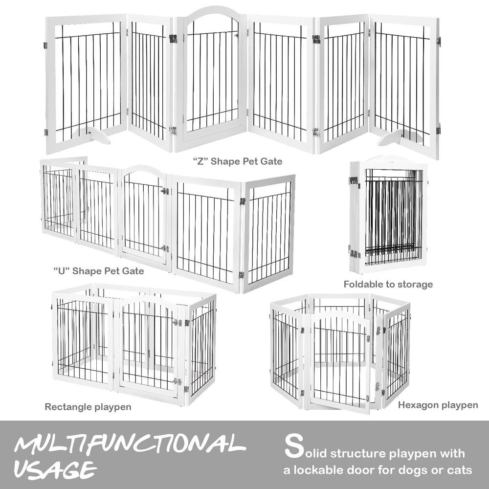 PAWLAND support feet provide extra balance on uneven floors.