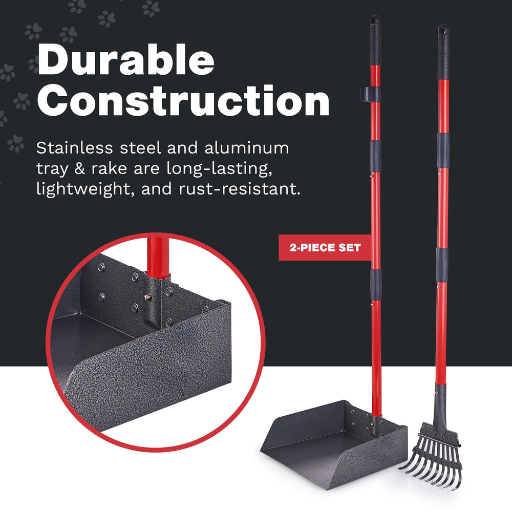 Pawler Pooper Scooper wall-storage holes for convenient hanging