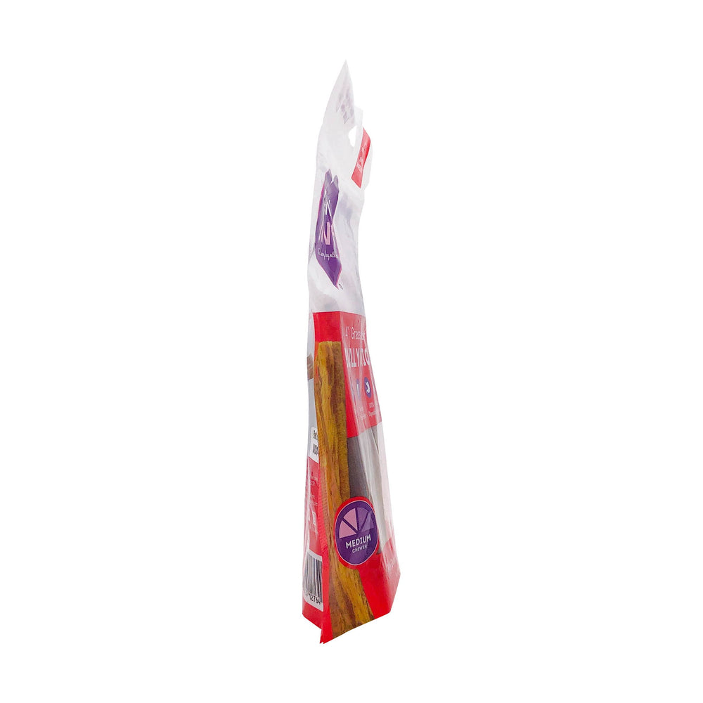 PawLove single-serve 85-gram bully stick ready for portion control and on-the-go treats