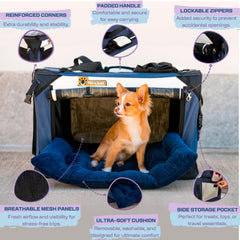 PAWMANIA extra-large carrier side-entry view highlights accessible loading