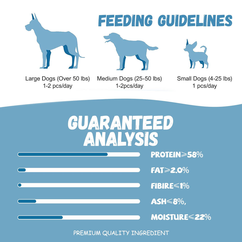 Pawmate 9-10 count pack ready for daily training and treats