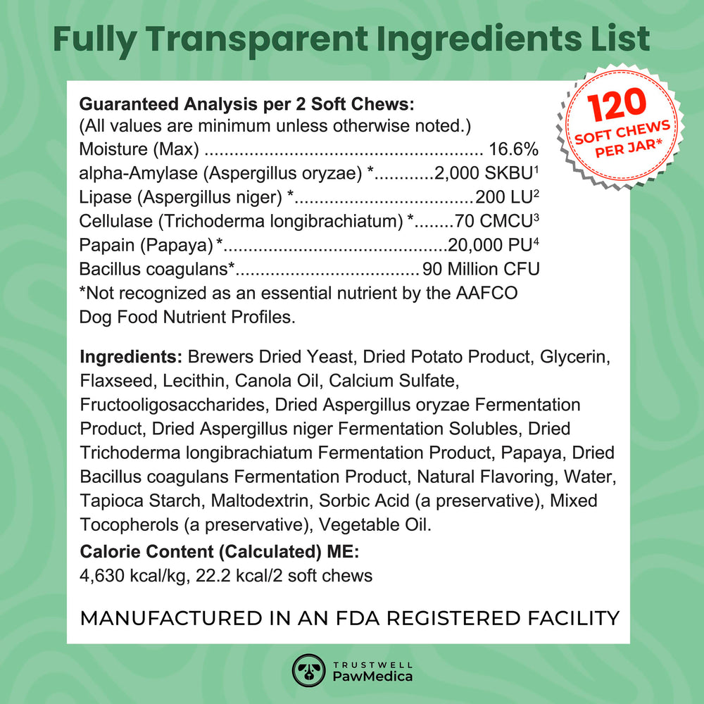 PawMedica label highlights Made in USA manufacturing