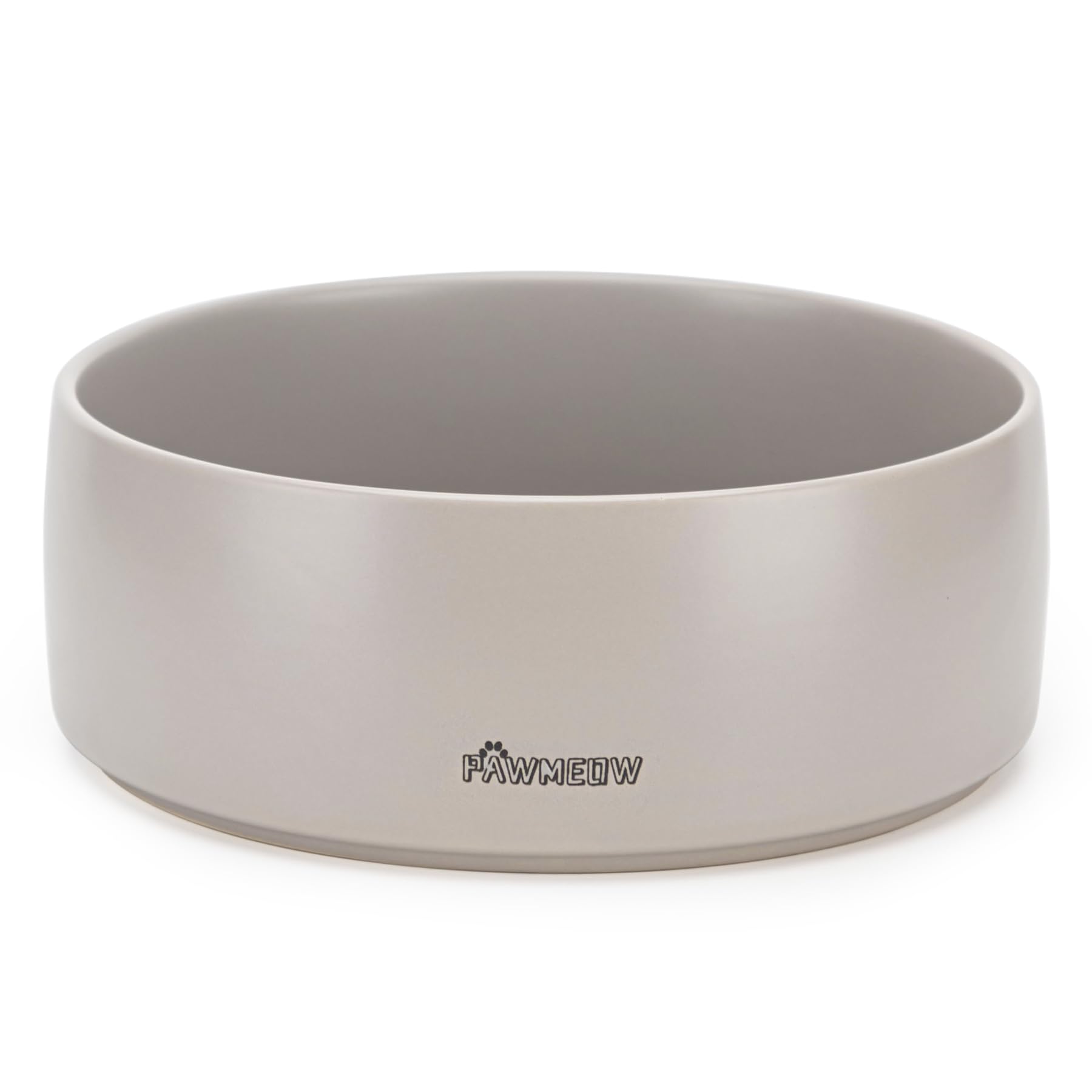 PawMeow gray bowl set suitable for small to large dogs during meals.