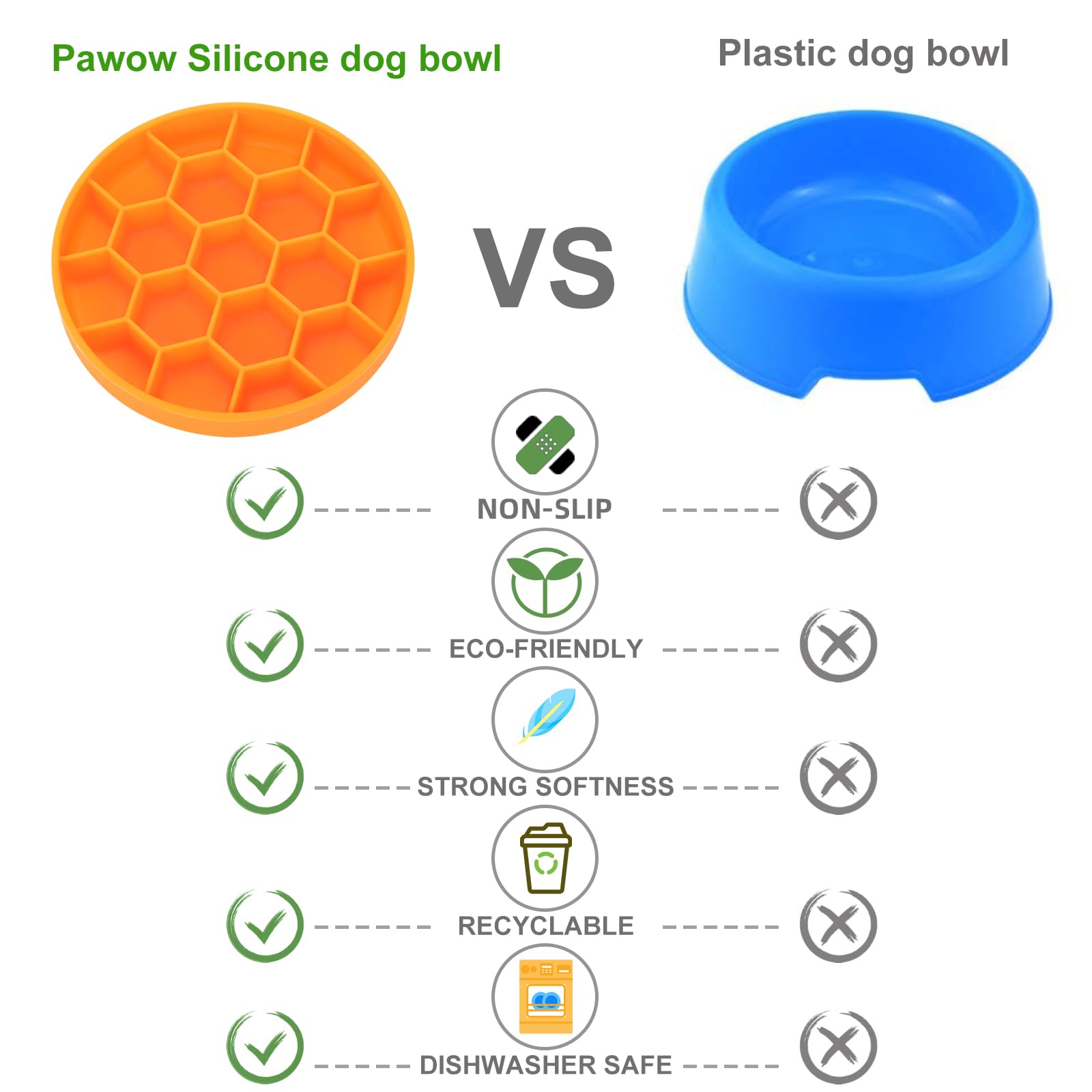 Pawow treat-mold compatible bowl for peanut butter snacks.