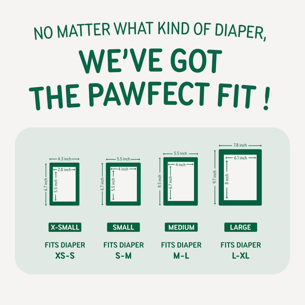 PAWPANG size-chart image shows XS to Large options for better fit.