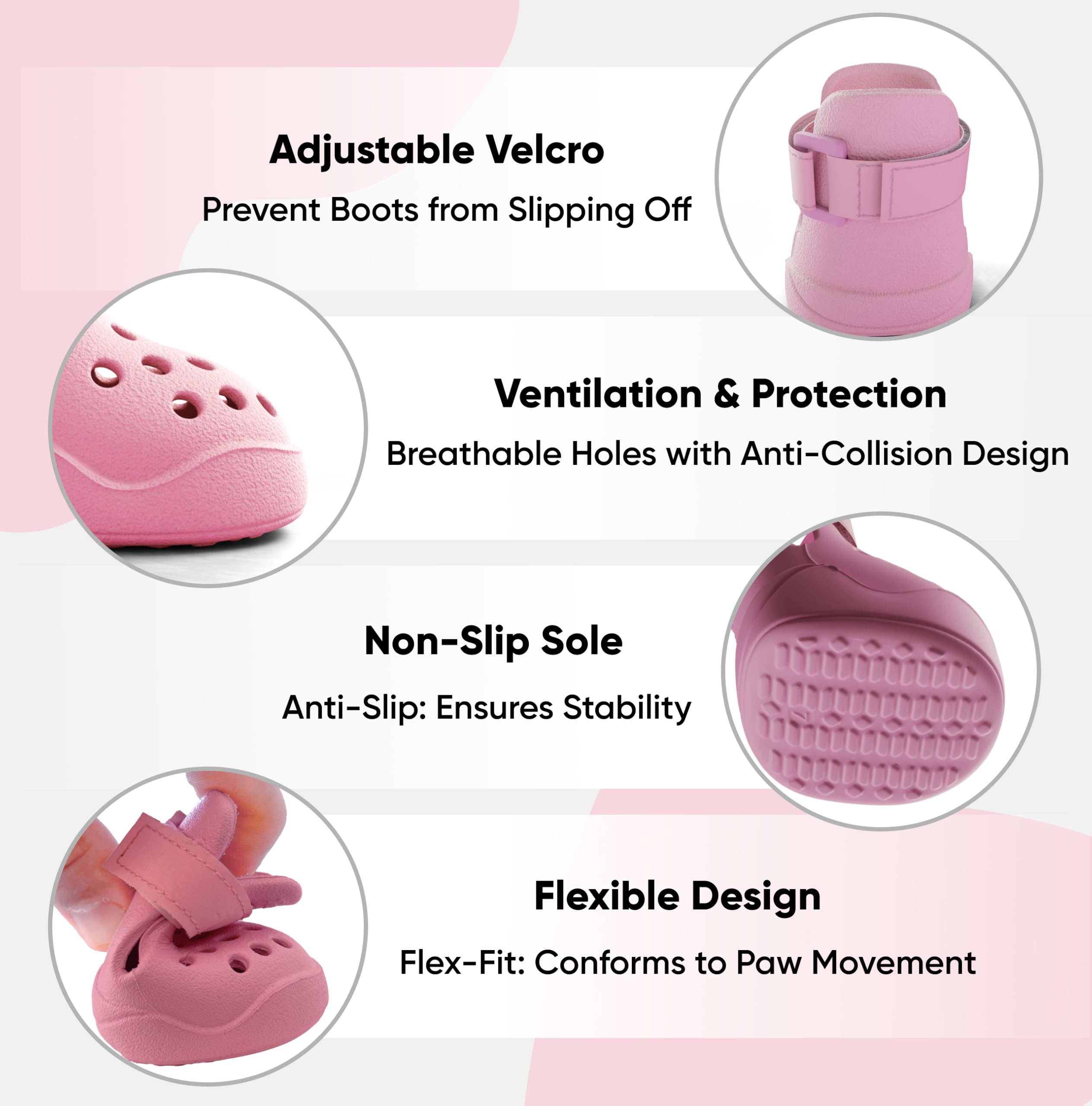 PawPosh clog-inspired design offering stylish paw protection for adventures.