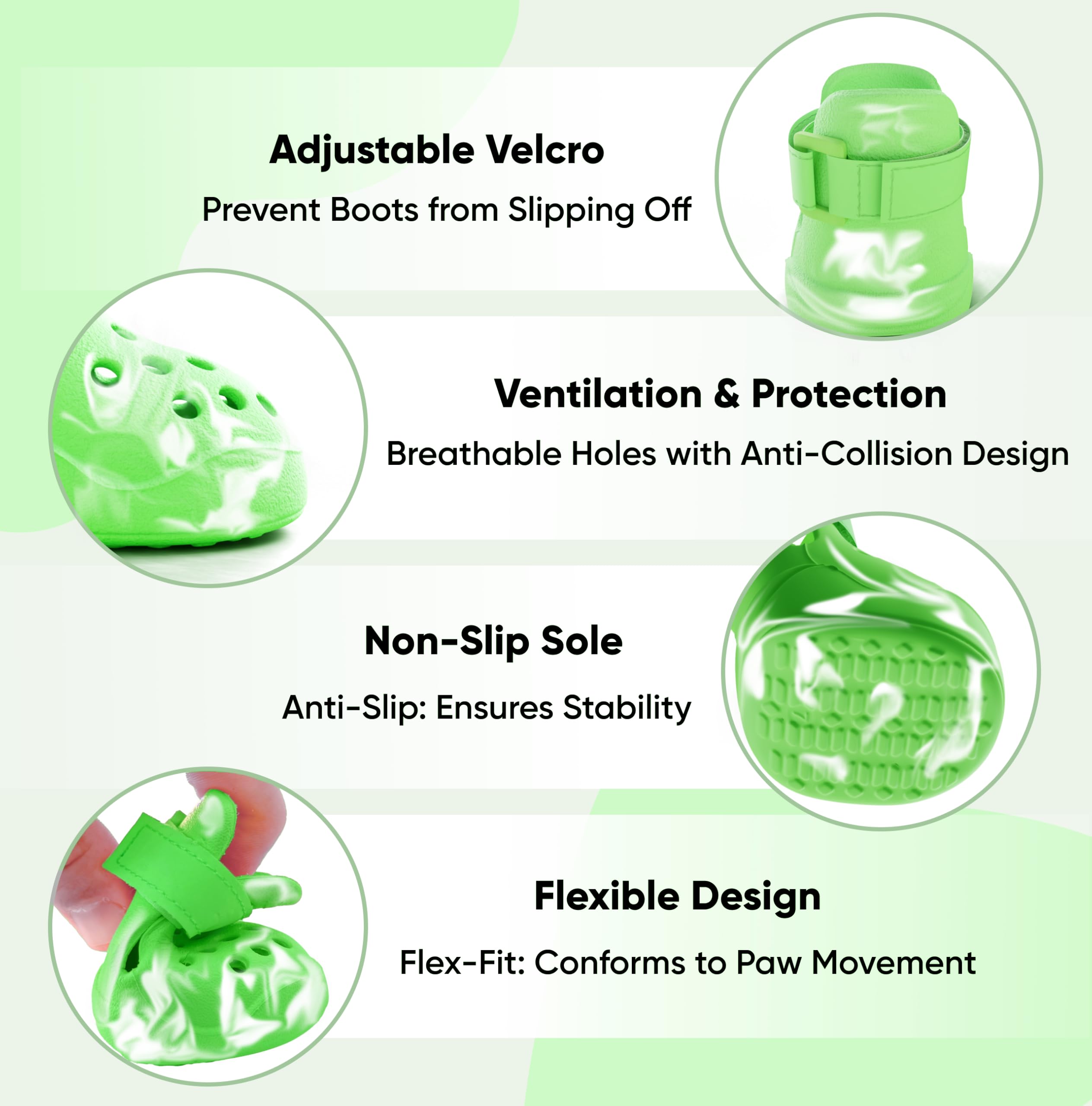 PawPosh dog shoes ventilated perforations detail enabling airflow during outdoor wear.
