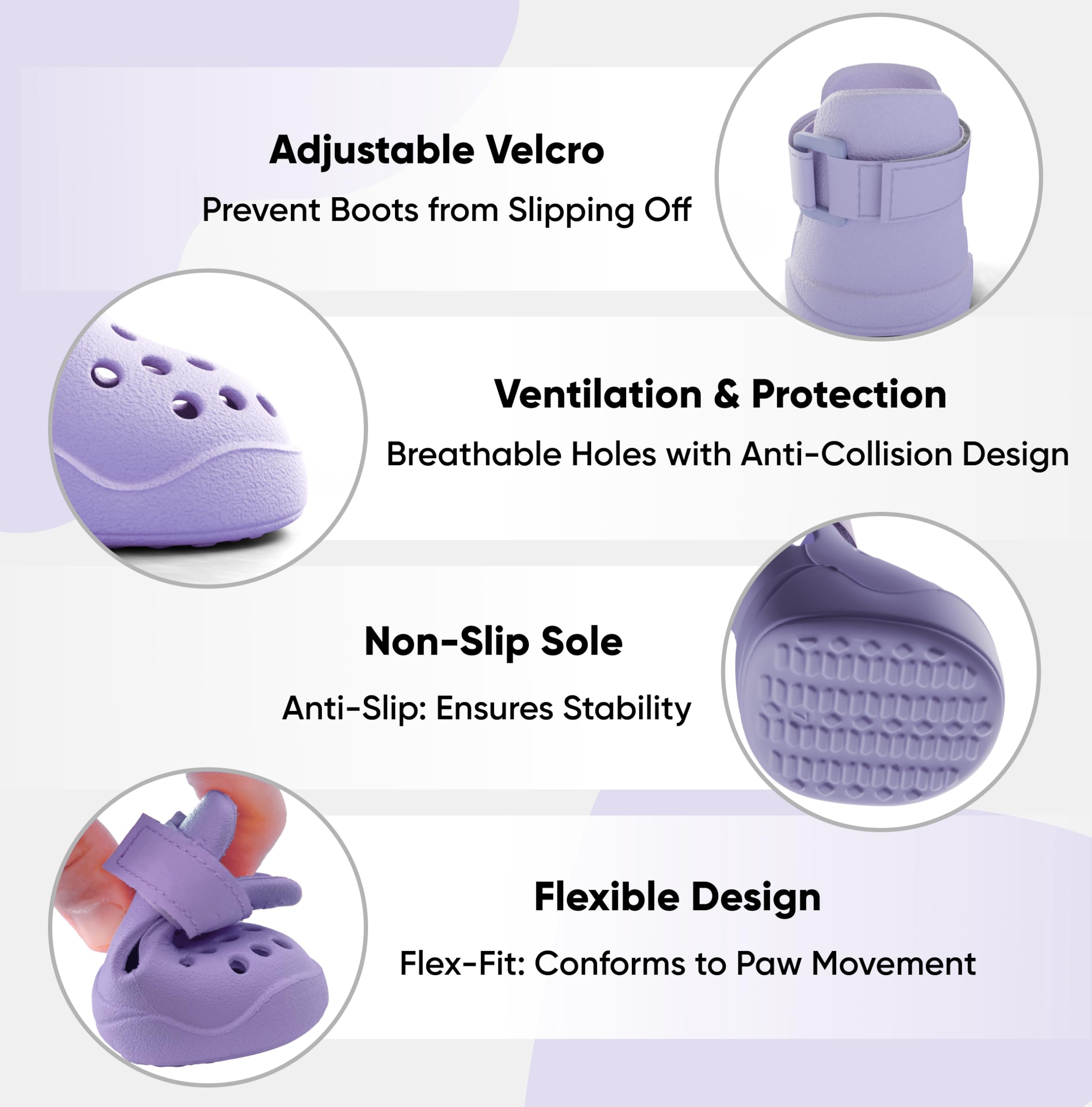 PawPosh dog shoes waterproof outsole demonstrates non-slip grip on wet surfaces.