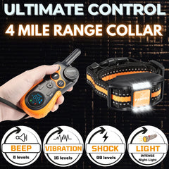 PAWPRO 4-mile range remote enabling long-distance recall during outdoor adventures