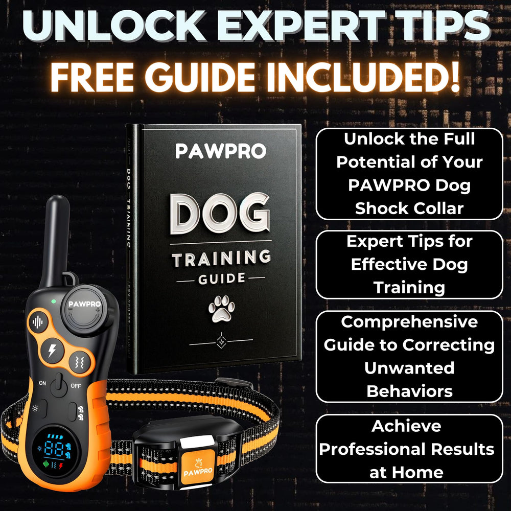 PAWPRO training guide included for step-by-step obedience techniques