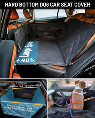 PAWPROVED dog seat cover hard bottom structure maintains shape and adds stability.