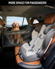 PAWPROVED waterproof dog seat cover surface provides spill protection and reliable grip.
