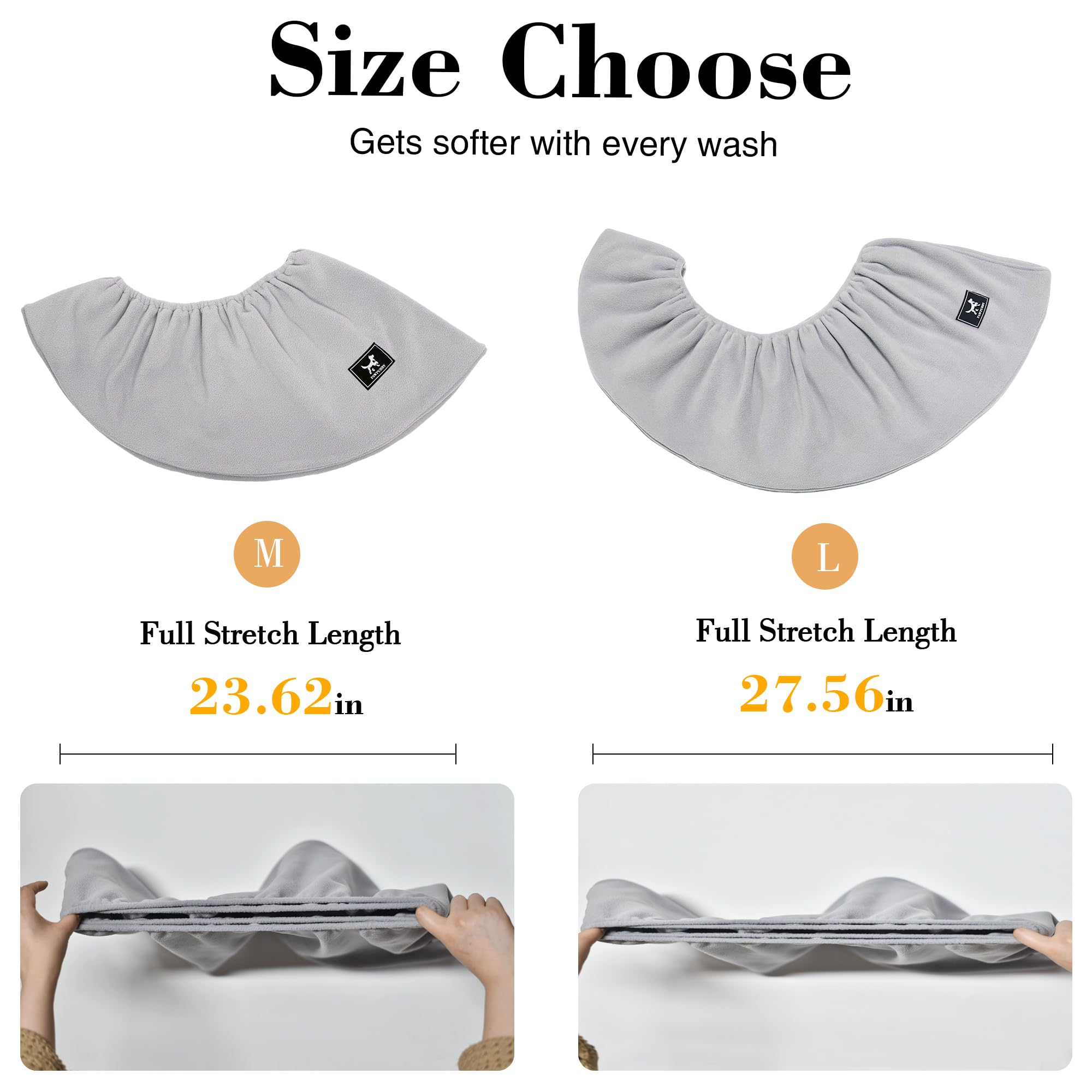 PAWPUBBY cat sling-adjustable-elastic-fit demonstrates secure, comfy fit without buckles.