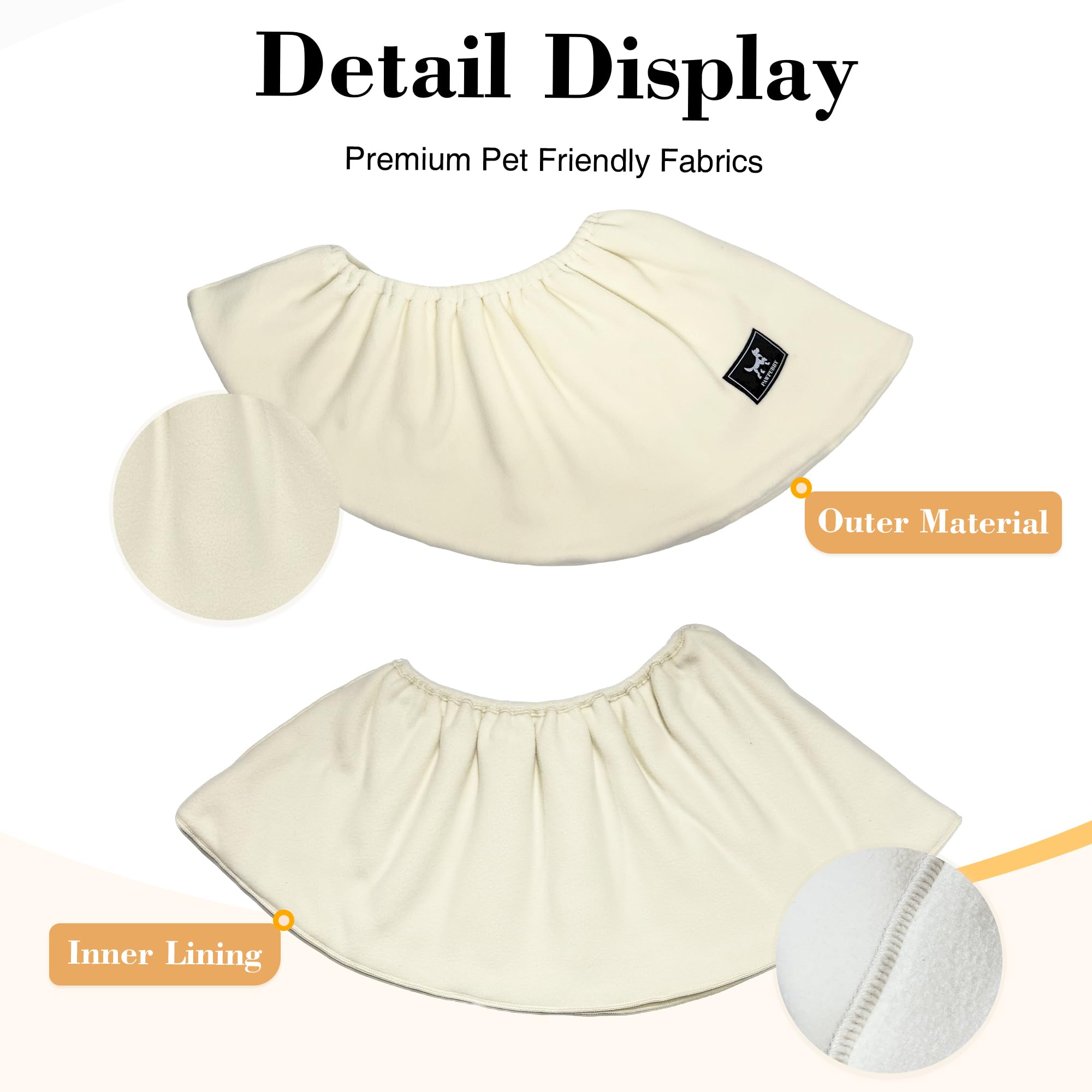 PAWPUBBY Cat Sling Apricot Color detail adds stylish everyday use.