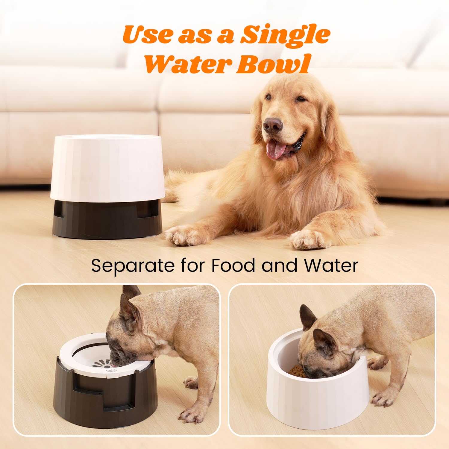 Pawque raised 95oz overall hydration setup perfect for daily use