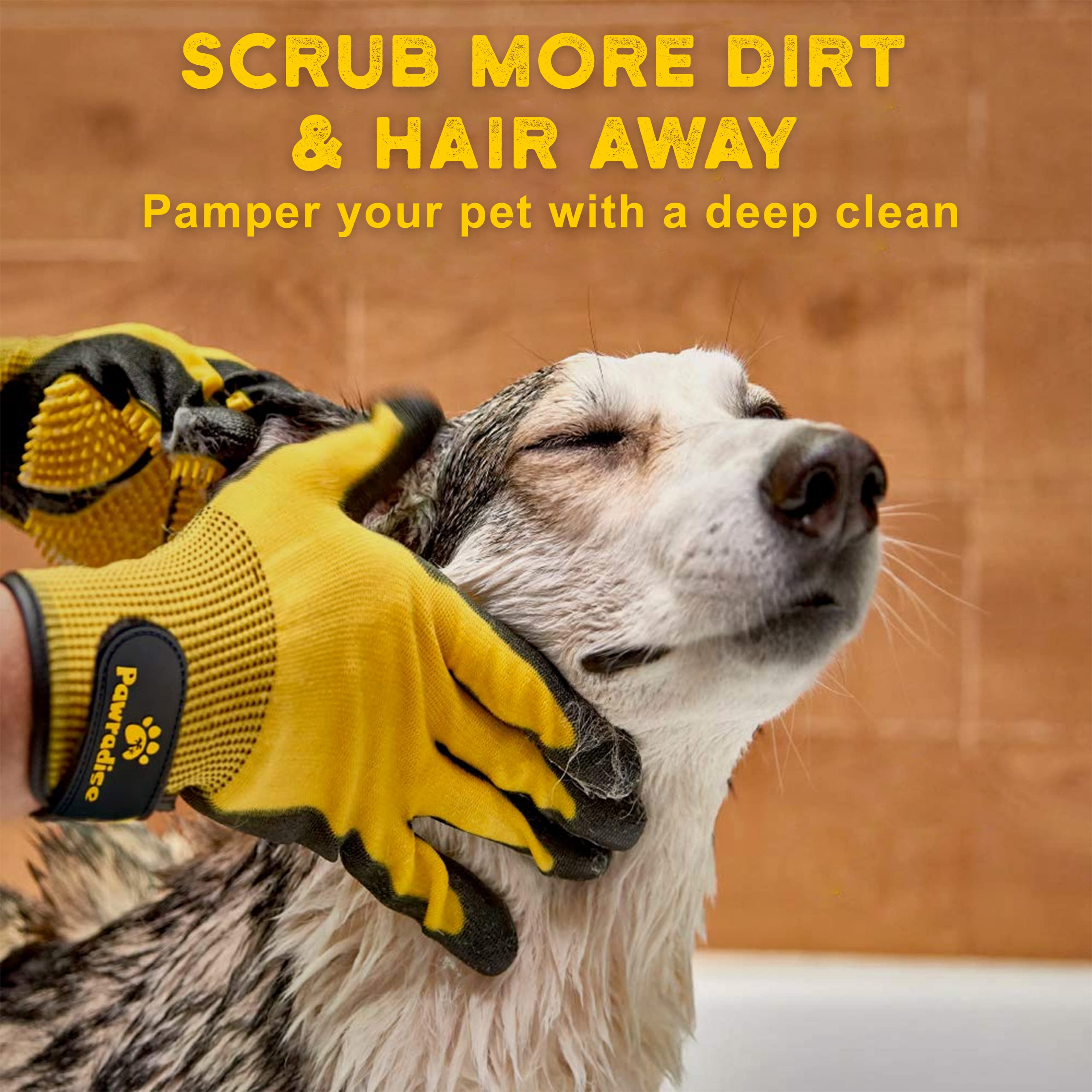 Pawradise 4-in-1 design speeds grooming sessions with efficiency.