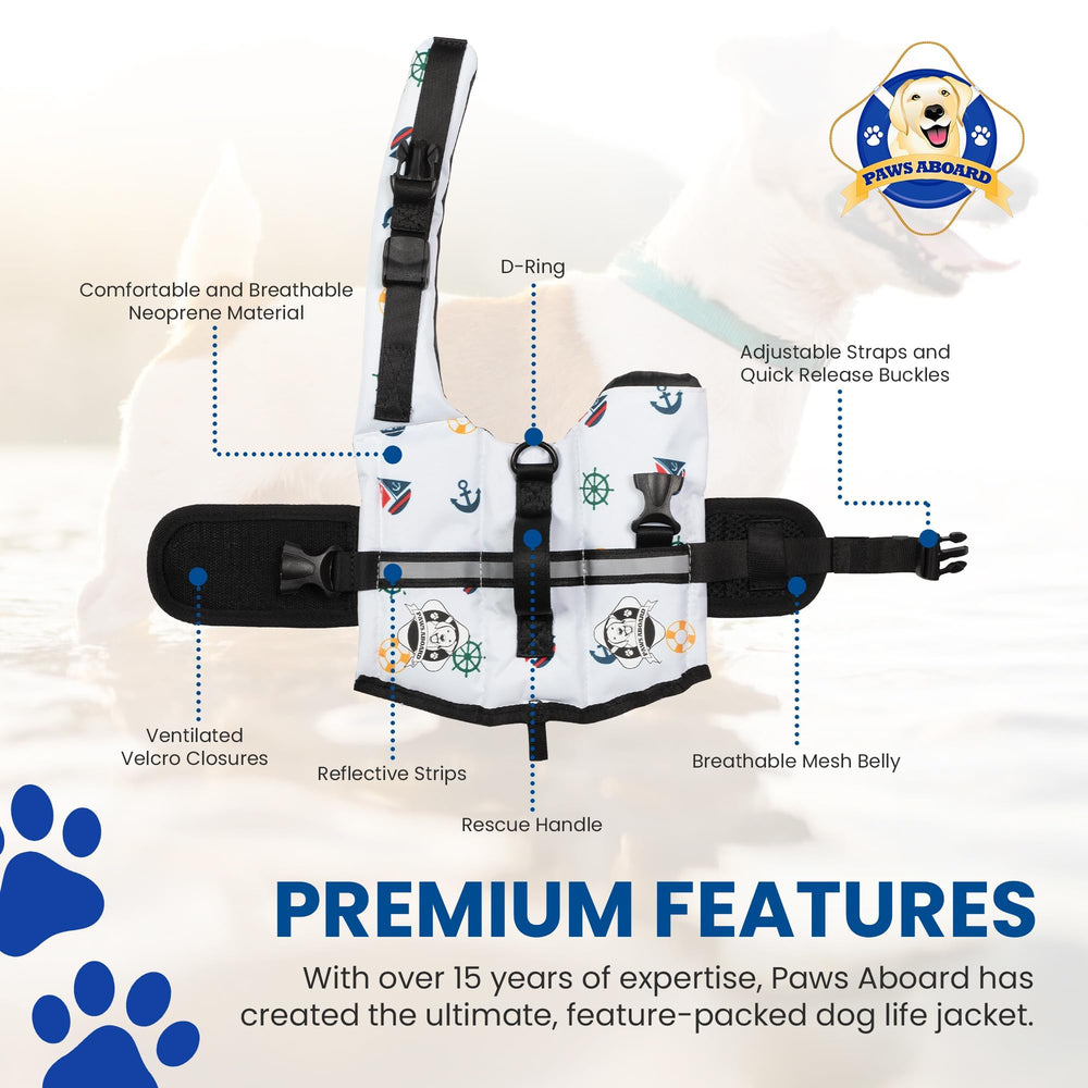 Paws Aboard adjustable straps customize fit for dogs of varying shapes and sizes