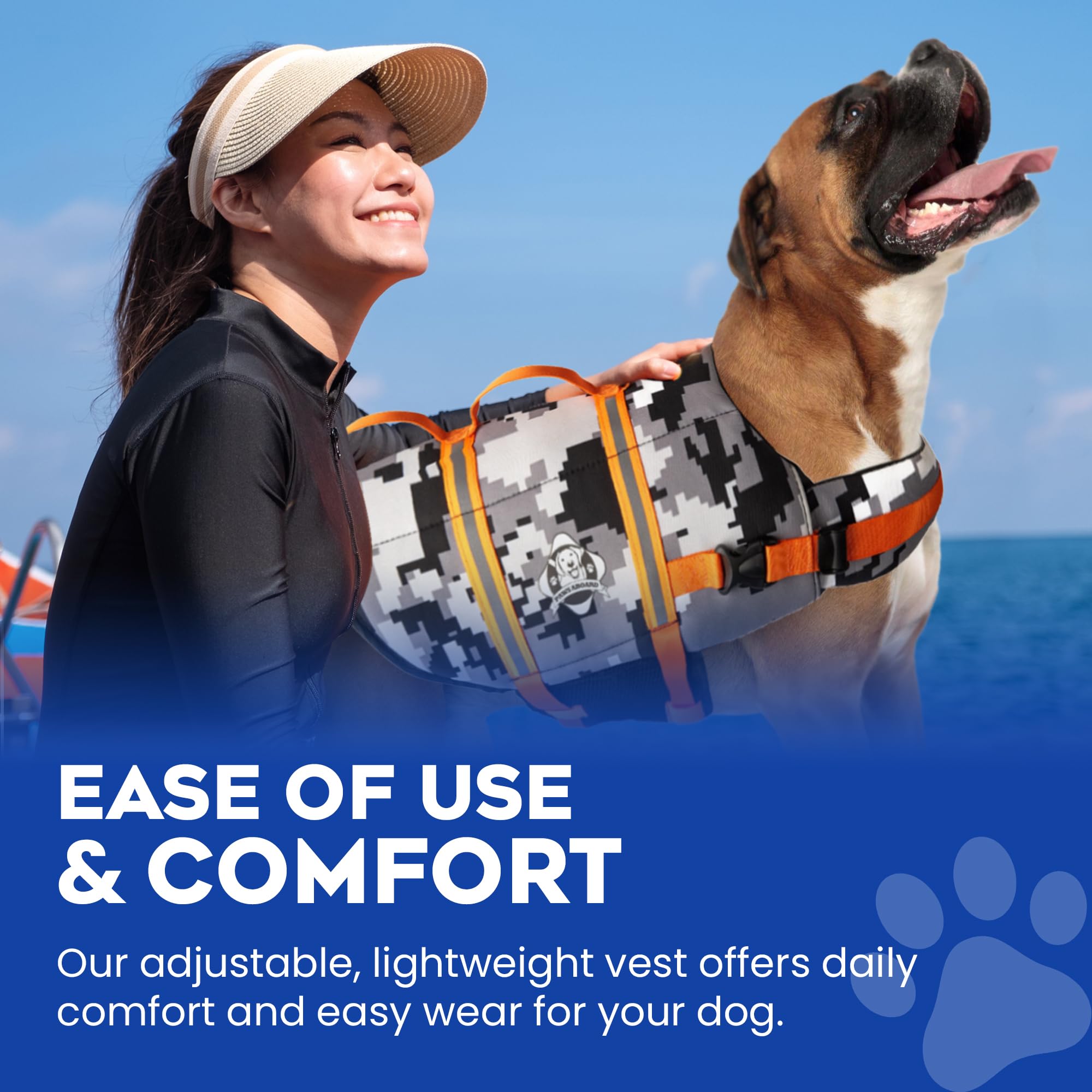 Paws Aboard breathable mesh belly keeps dogs cool