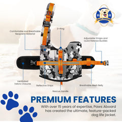 Paws Aboard reflective strips boost visibility for safer twilight outings.