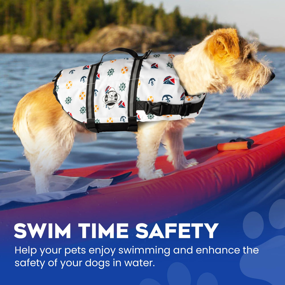 Paws Aboard life jacket breathable mesh belly keeps dogs cooler