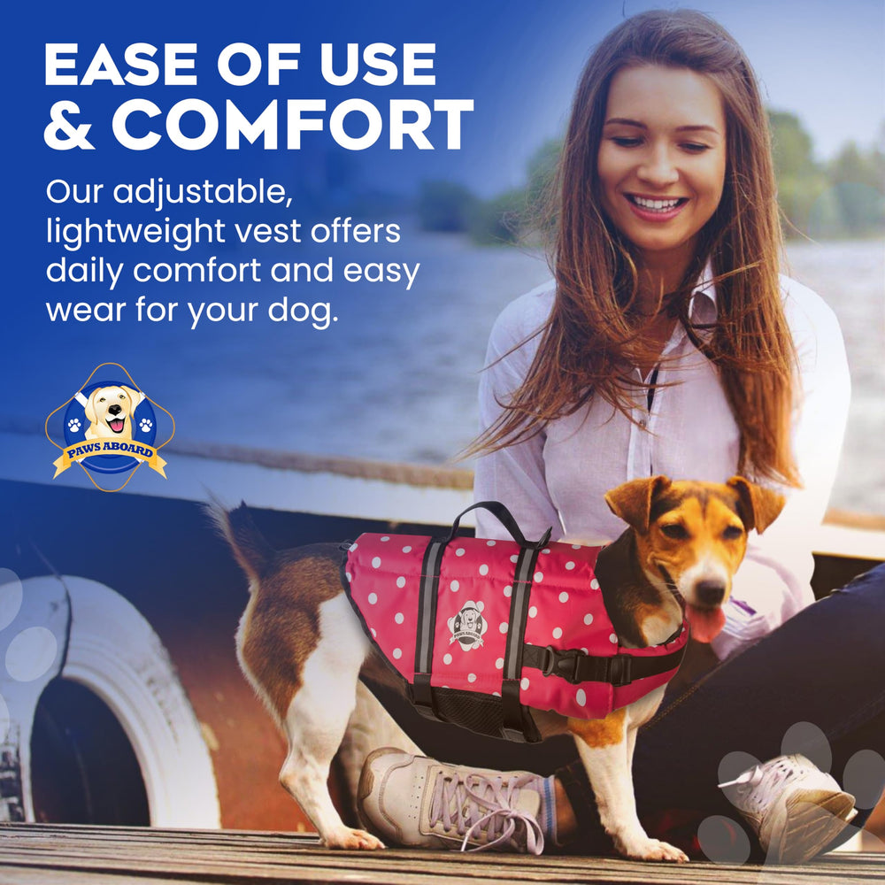 Paws Aboard multiple sizes and colors help match your dog’s personality and comfort