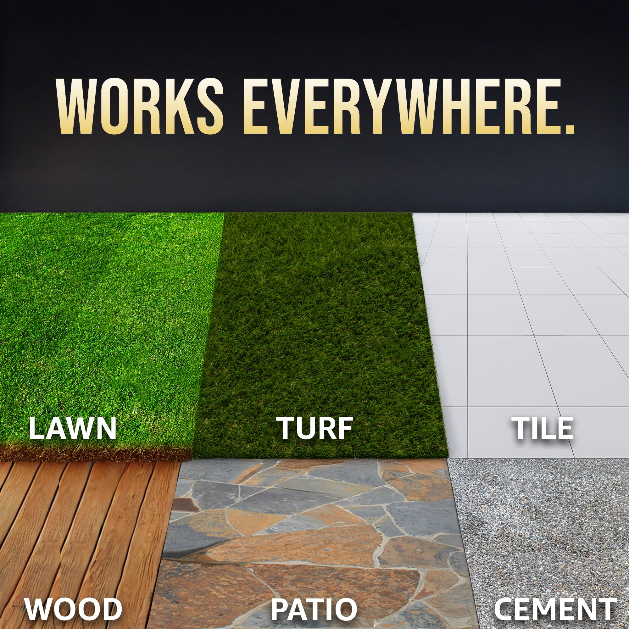 Paws and Play Turf maintenance hero shot highlights turf color and texture preservation