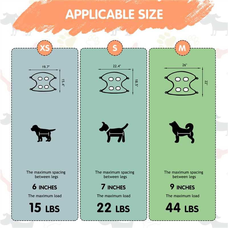 Paws n' Cradle adjustable straps and leg fittings enable comfortable sizing.