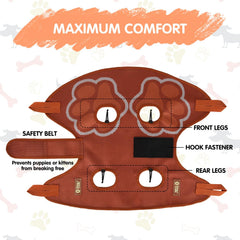 Paws n' Cradle durable fabric with reinforced stitching supports lasting use.