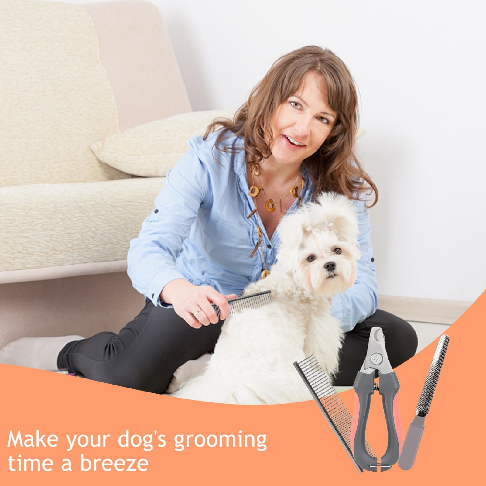 Paws n' Cradle pet enjoys calmer handling during grooming in the hammock