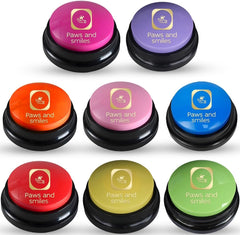 Paws & Smiles dog talking buttons rose color for home communication training