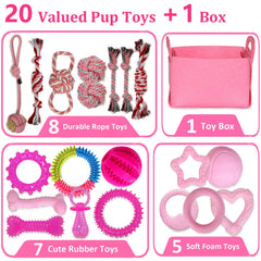 PawsAion rope toy variety for tug-of-war and chew sessions.