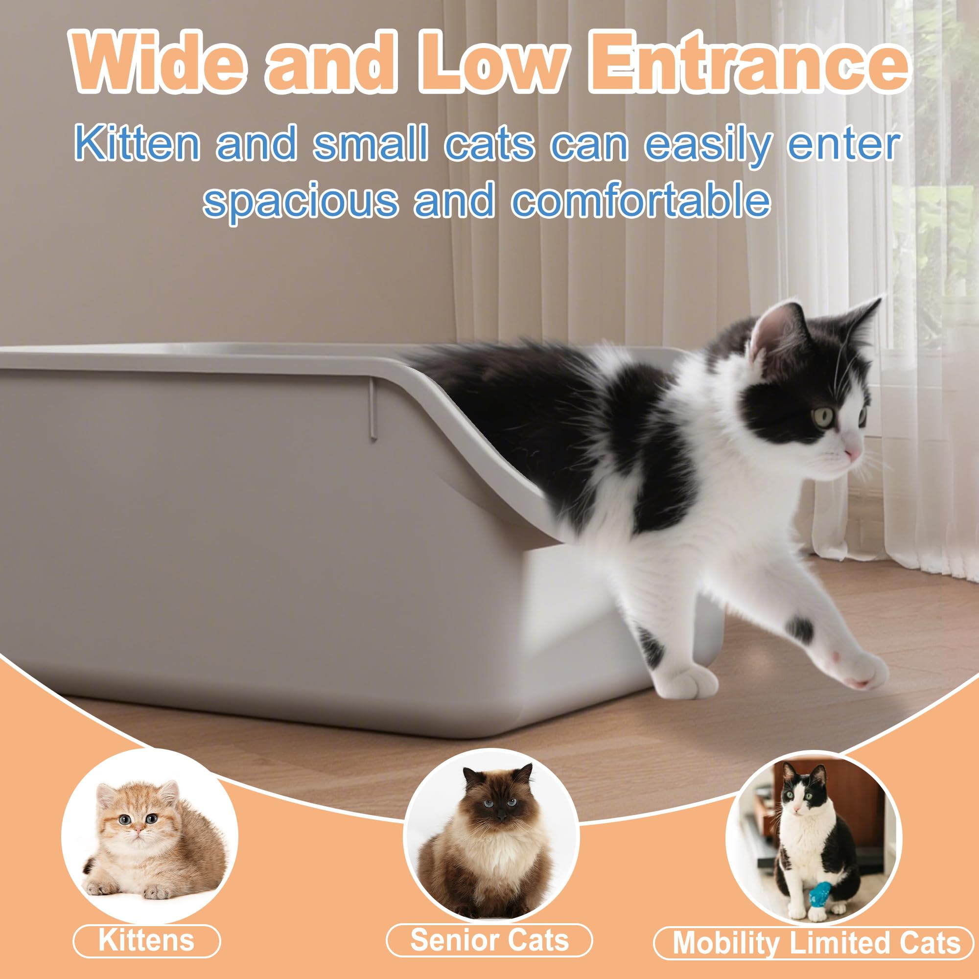 Pawsayes anti-splash design guards against litter scatter during active digging.