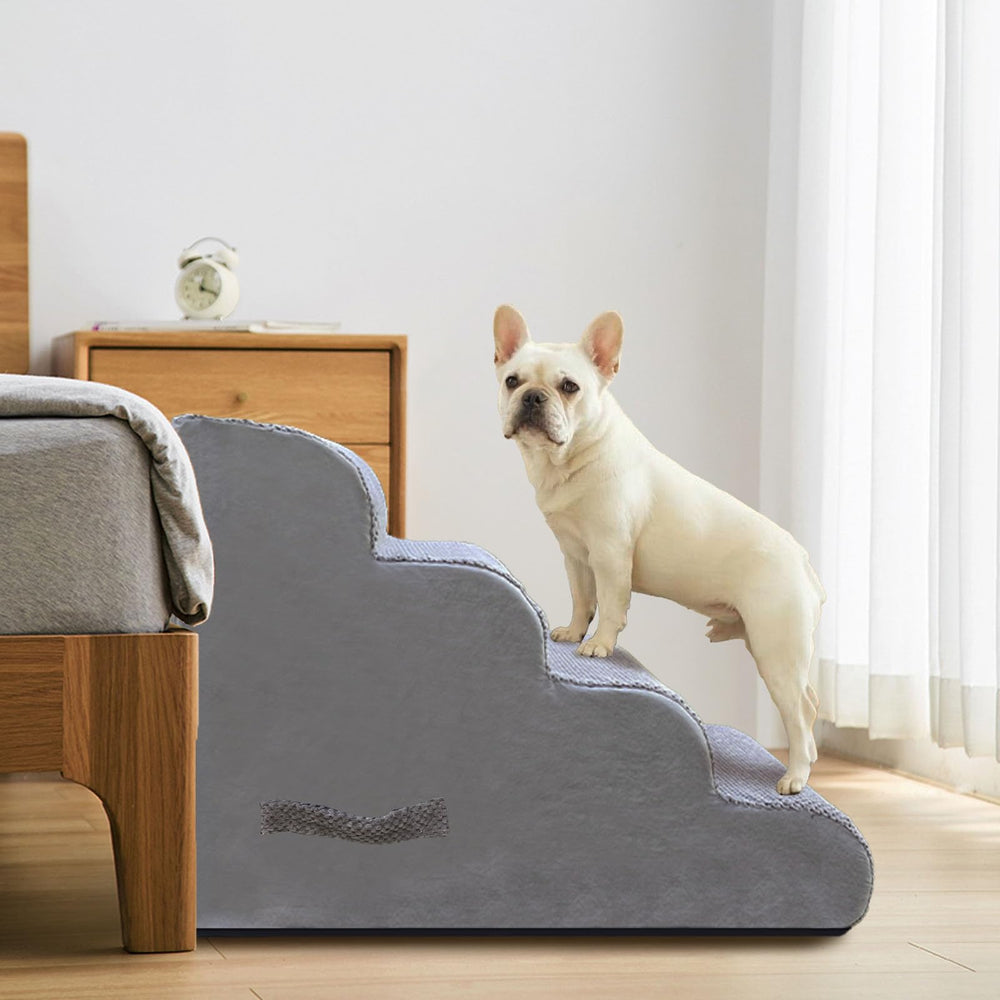 PAWSCART dog-stairs-portable conveys lightweight design for moving between rooms