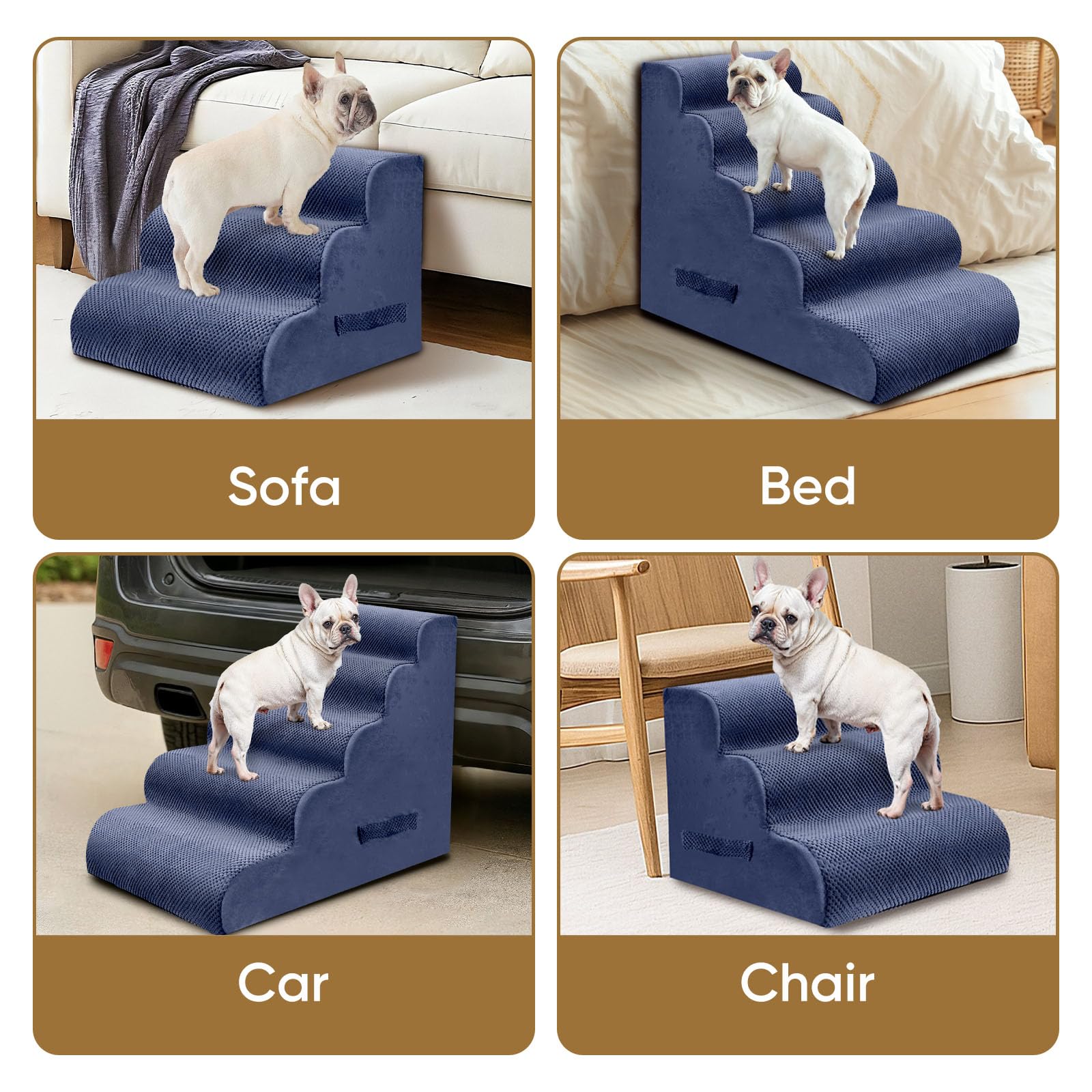 PAWSCART pet-stairs-durability features sturdy construction for lasting use.