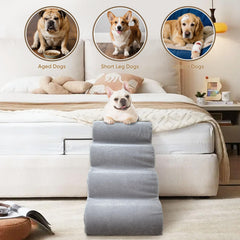 PAWSCART pet-stairs-non-slip-cover showcases secure footing on each step